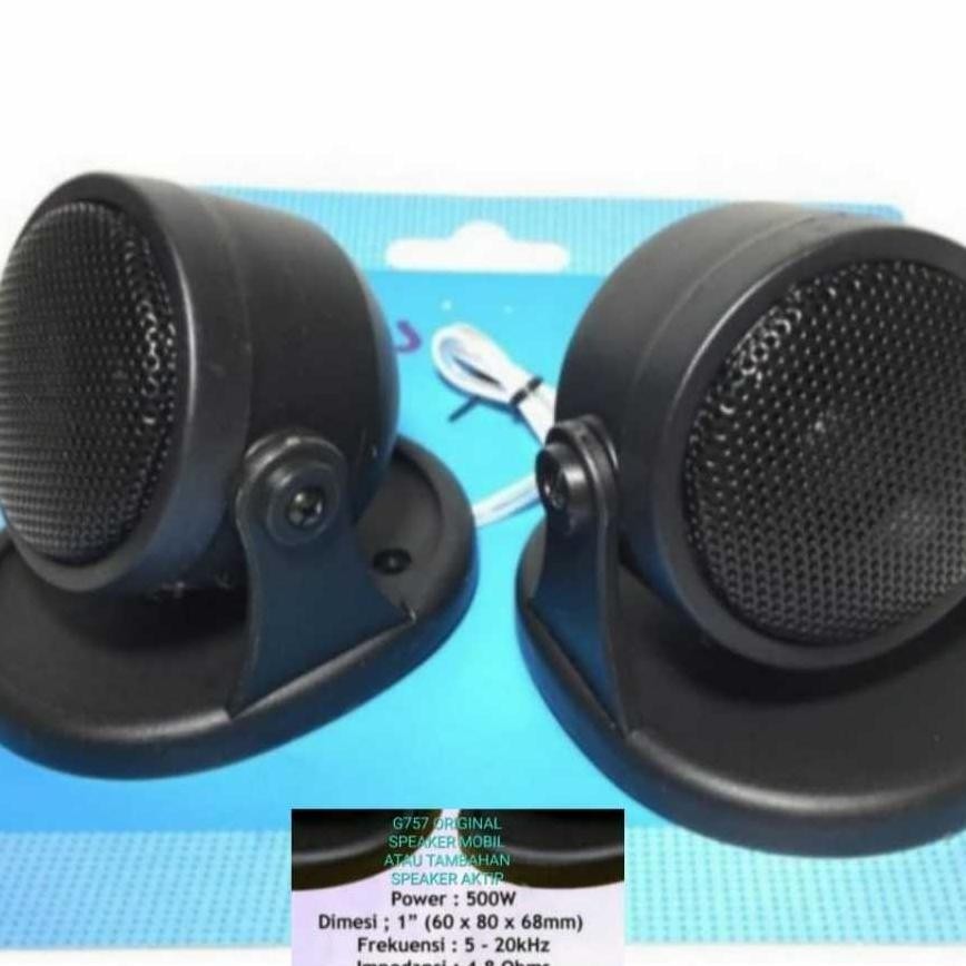 G757 Speaker Mobil Car Tweeter Tambahan Piezo Spiker Speker Tweeter Twiter Piezoo Pasif Spk Ni Speke
