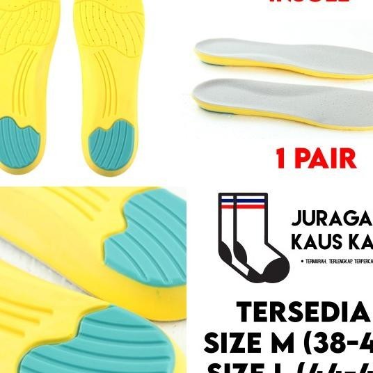 Memory Foam Insole Sepatu Shoe Pad Empuk Sneakers Sport