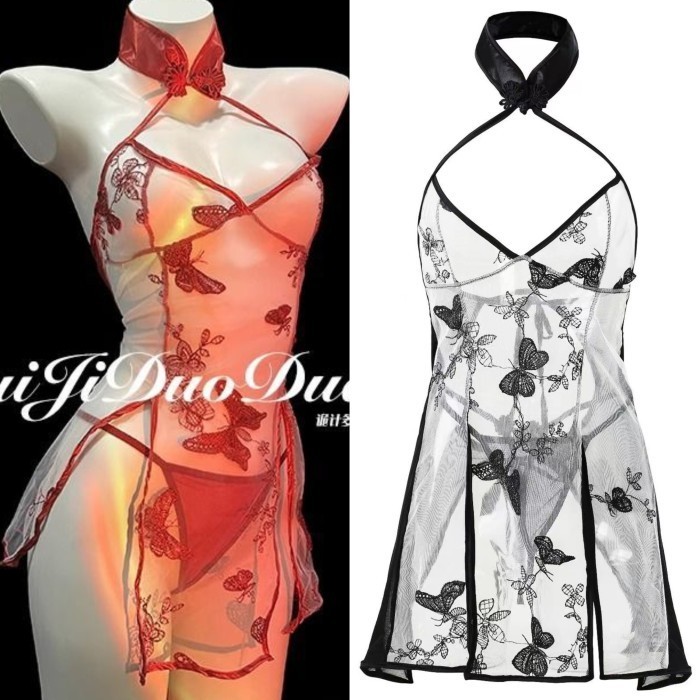 SPECIAL Sexy Lingerie cheongsam baju tidur sexy wanita / LINGERE cheongsam