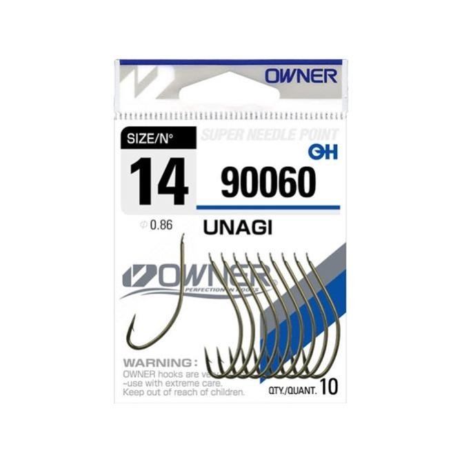 Pancing Owner Unagi 90060 Hook Kail Tajam Kuat Made in Japan