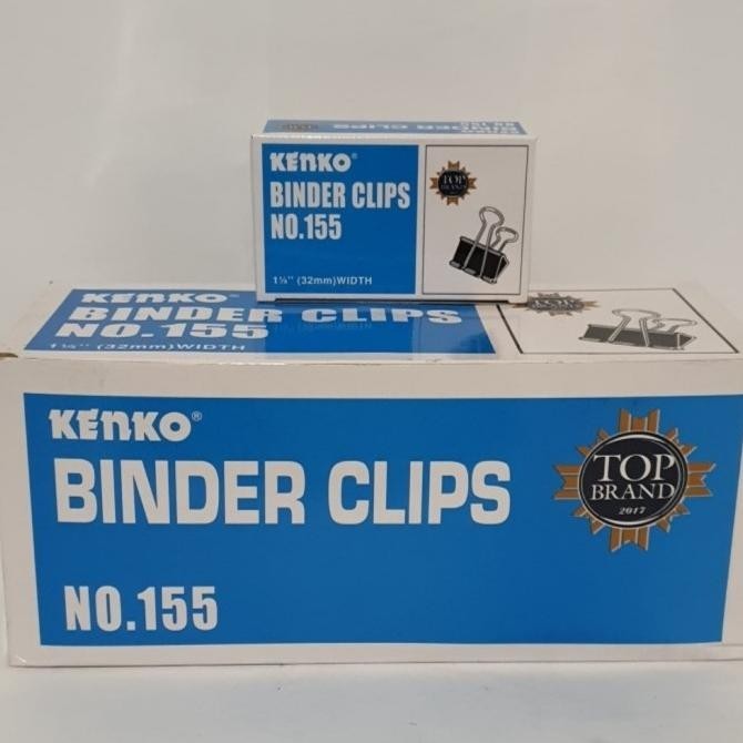 

binder clip 155 ( 1gross =12kotak)