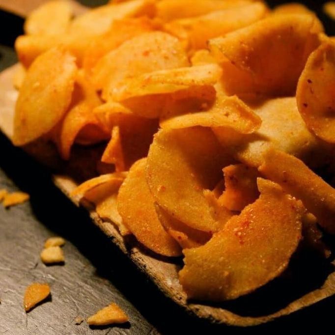 

ad-77 Keripik Cireng Pedas 1kg Morang Moreng - Cimol Kering / Cimoring Aneka Rasa Original