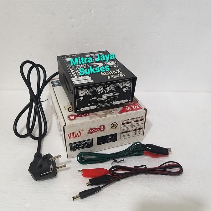 Ampli Audax Axm 8 Analog Amplifier Walet Volume Potensio