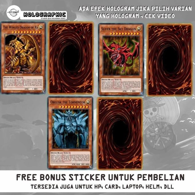 

Sticker Skin Card ATM Emoney Flazz YuGi Oh card 2 Sisi kartu