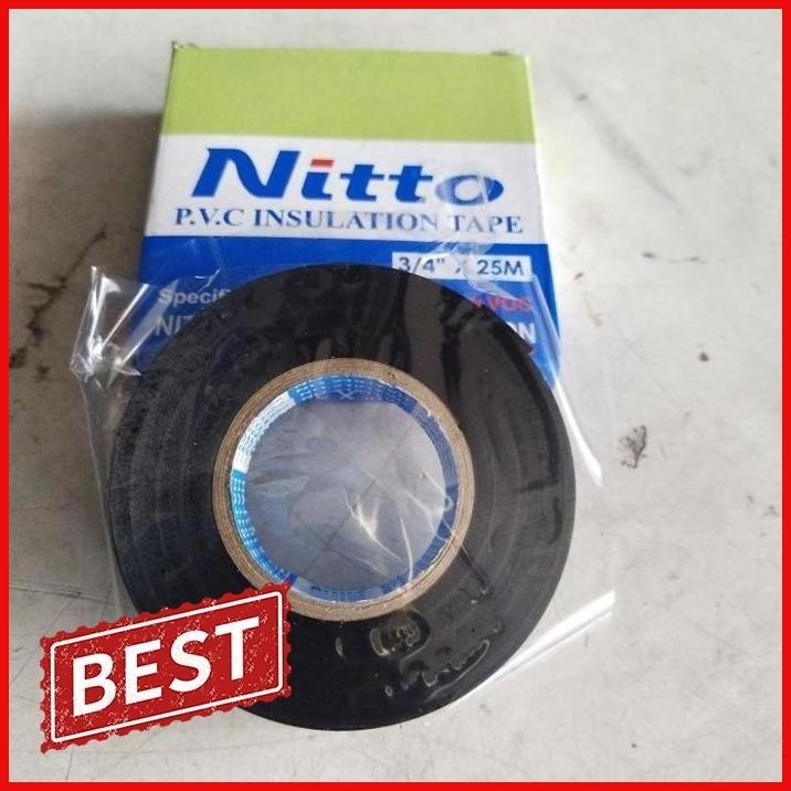 

[KLJ] ISOLASI NETTO/SOLASI NETTO WARNA HITAM 3/4 X 25 METER