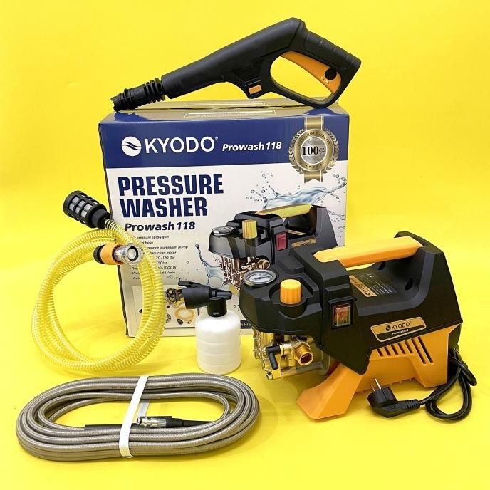 MESIN CUCI AC MOTOR MOBIL - KYODO PROWASH 118 / PRESSURE WASHER KYODO