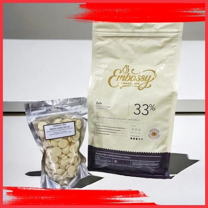 

(muv) embassy zen white coins 250 gr