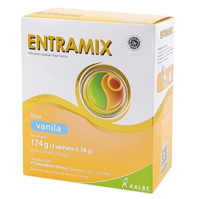 

ENTRAMIX - Coklat dan Vanila - Nutrisi Makanan Lansia Tinggi Protein