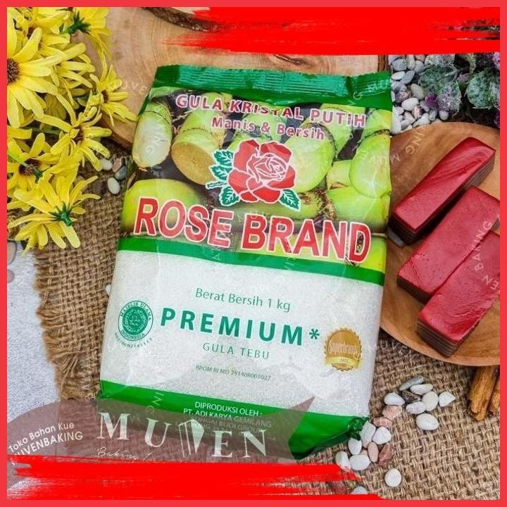 

(muv) rosebrand hijau gula kristal 1 kg