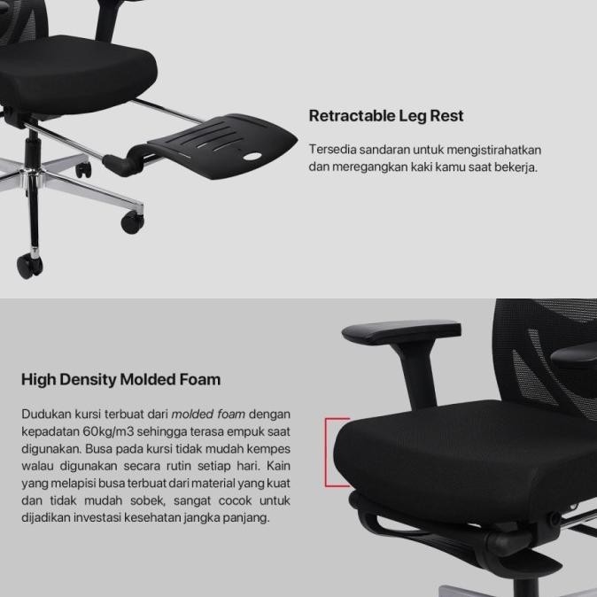 Fantech OCA259 PRO / OCA-259 PRO Office Chair / Kursi Kantor Kerja MRS03