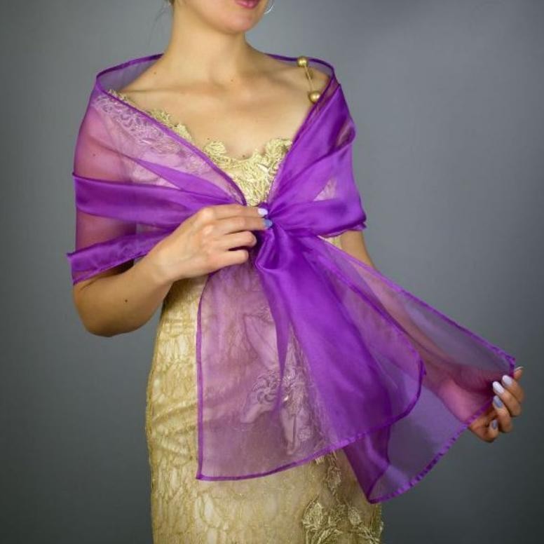 Viral Shawl Organza Kain Organza Syall Organza Aksesoris Pesta Im31