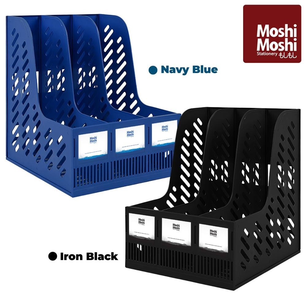 

ORIGINAL File Box Foldable 3 Layer Tempat Penyimpanan Dokumen Lipat 3 Sekat nt-137