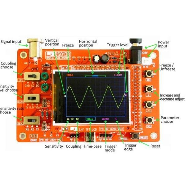 Osiloskop Mini Dso138 Oscilloscope Digital