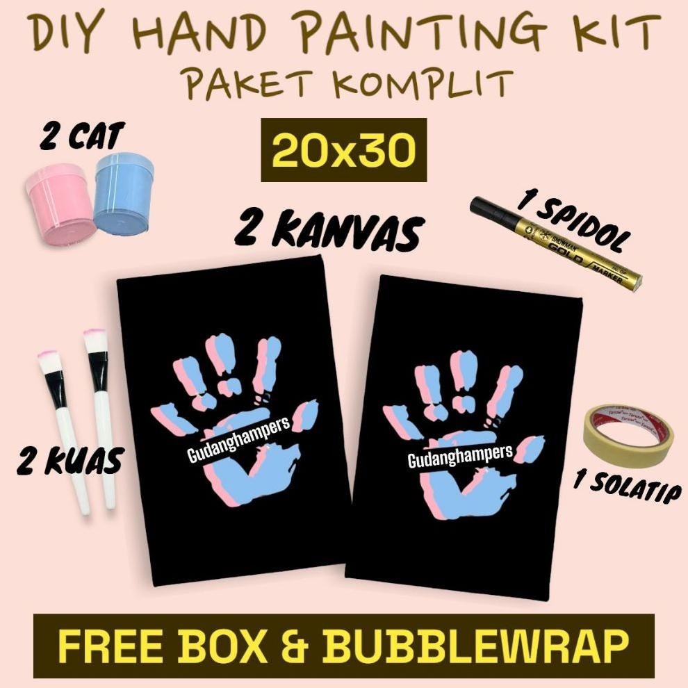 

Hot Diy Hand Painting Kit 1 Set Canvas Board Couple | Kanvas Lukis Cap Tangan Pasangan 7X7 20X20 20X30 | Kanvas Lukis Putih | Kanvas Lukis Hitam Hig Quality