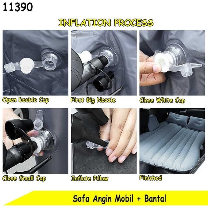 Kasur Angin Mobil + Pompa Matras Angin Mobil Sofa Angin