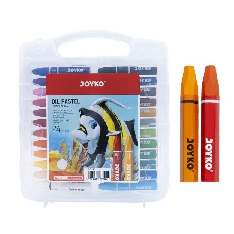 

Super Murah Crayon Joyko/Oil Pastel Joyko 24 Warna ( 1 Set ) Garansi