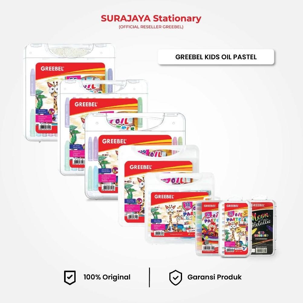 

Spesial Crayon Greebel Lengkap / Crayon Kids Oil Pastel / Krayon Greebel 12, 24, 36, 48, 55 Warna Hig Quality