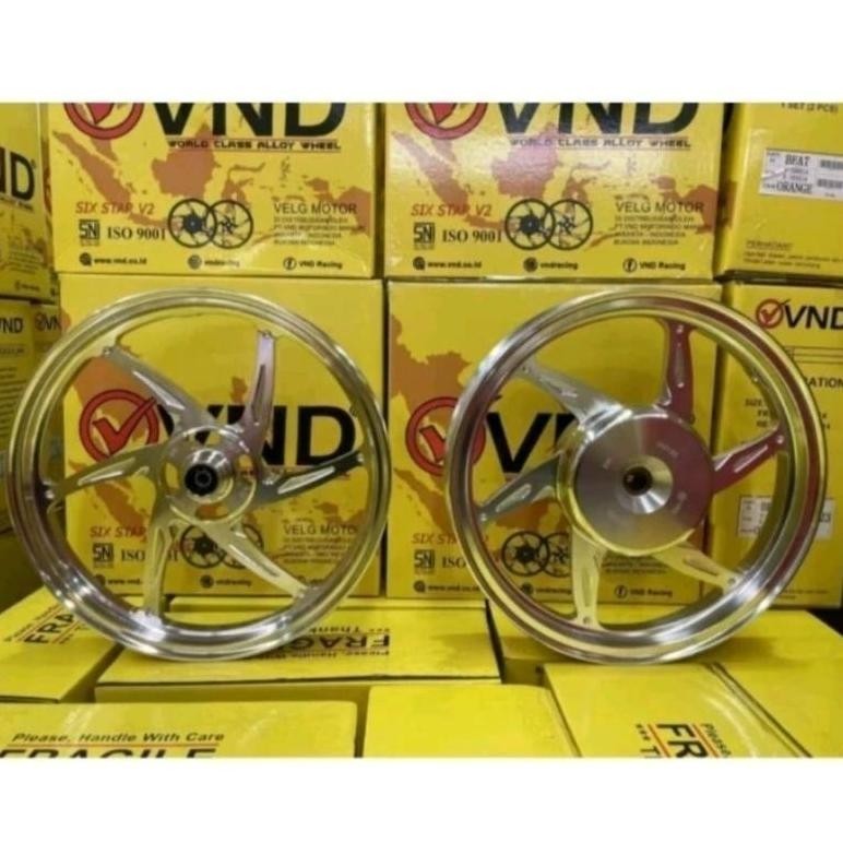 DFR VELG six star V2 VARIO 110 / 125 VARIO 125  beat/scoopy vnd six star 160/185-14 TERLARIS