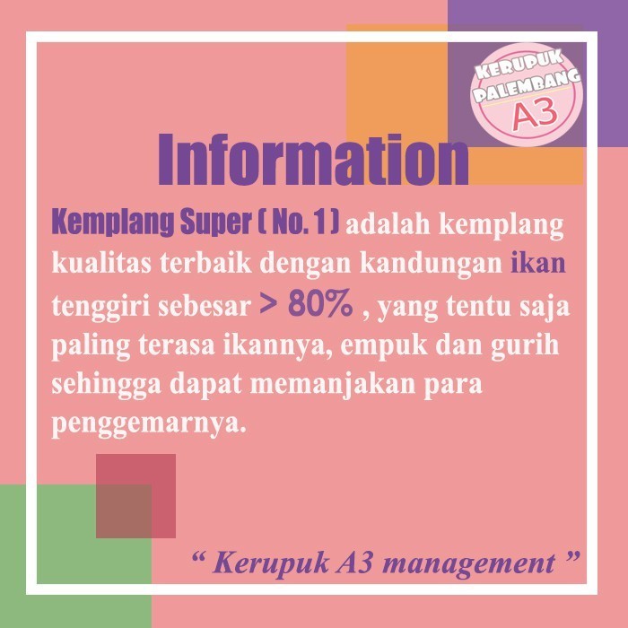 

KEMPLANG BESAR SUPER KERUPUK SUPER ASLI IKAN TENGGIRI KERUPUK IKAN KEMPLANG IKAN KHAS PALEMBANG ASLI