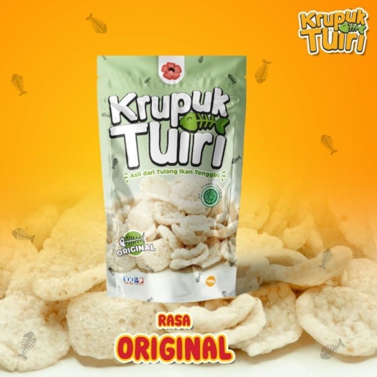 

KRUPUK TUIRI / KERUPUK KALSIUM "TULANG IKAN TENGGIRI" / CEMILAN SEHAT & BERGIZI / OLEH OLEH KHAS