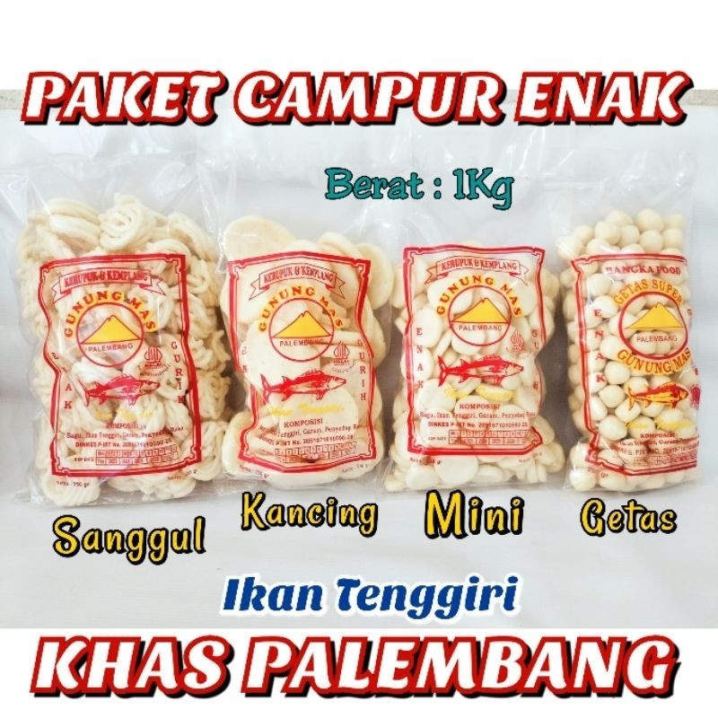 

PAKET KERUPUK SANGGUL KANCING MINI GETAS TENGGIRI ASLI PALEMBANG 1 KG ASLI PALEMBANG