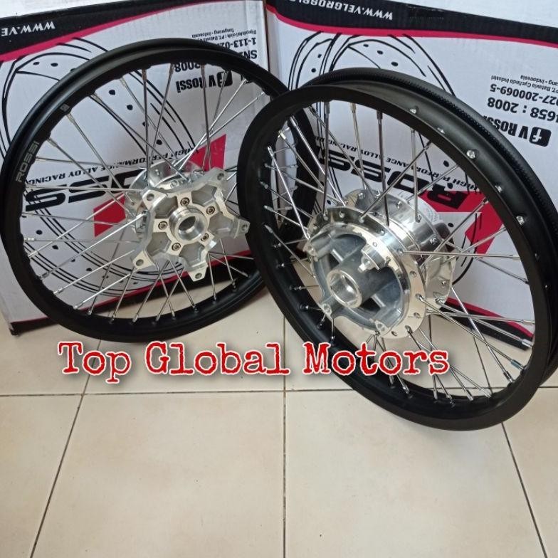 DFR Velg CB150R CBR150R New Sepasang / Velg Paketan CBR150R CB150R Hitam TERLARIS