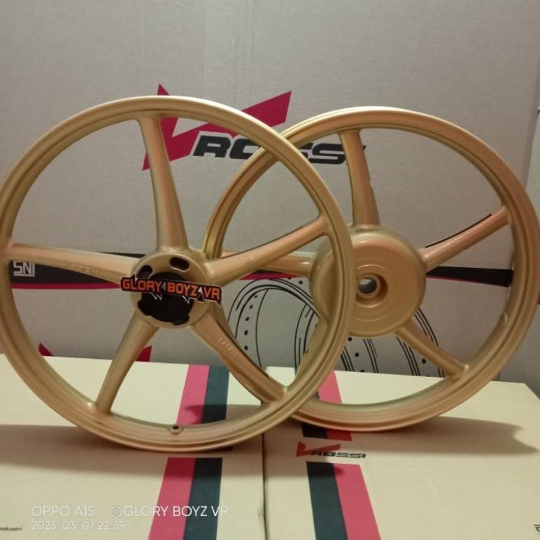 DFR Vrossi Velg rossi Sanca palang 5 copy RCB Vario 125/150 beat scoopy genio ring 17 TERLARIS