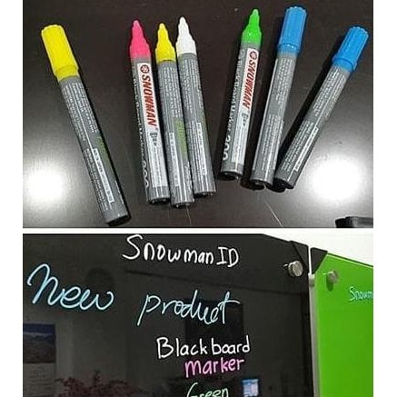 

Spidol Utk Kaca, Keramik, Plastik, Logam - Snowman Neon Fluorescent