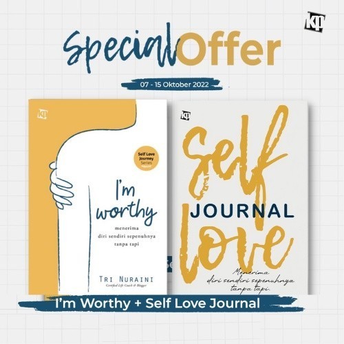 

MDP STORE ID IM WORTHY & SELF LOVE JOURNAL BY TRI NURAINI