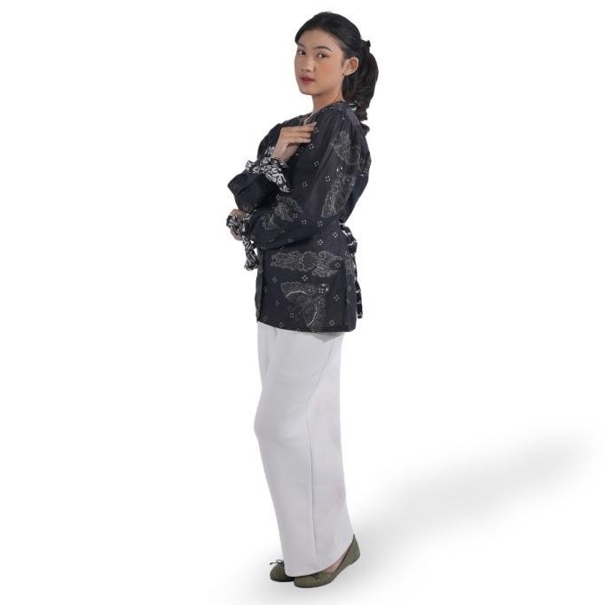 Atasan Wanita Batik Jumbo Blouse Batik Mega Mendung BTR