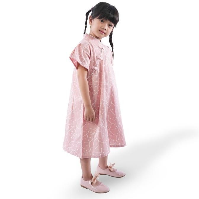 Dress Batik Anak Motif Batik Kombinasi Krisia ND IK