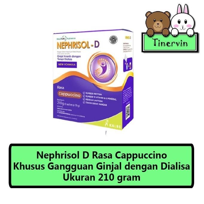 

Nephrisol-D Cappuccino - Susu Khusus Gangguan Ginjal Dengan Dialisa