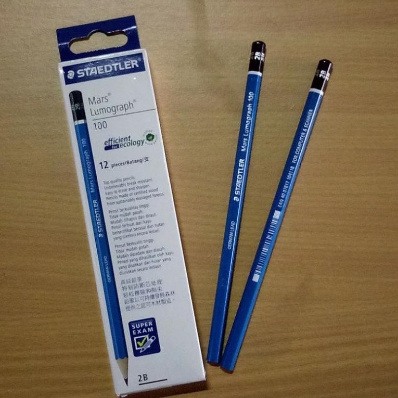 

Termurah Pencil Staedler 2B Harga Tertera Perlusin Isi 12 Pcs Jk-54