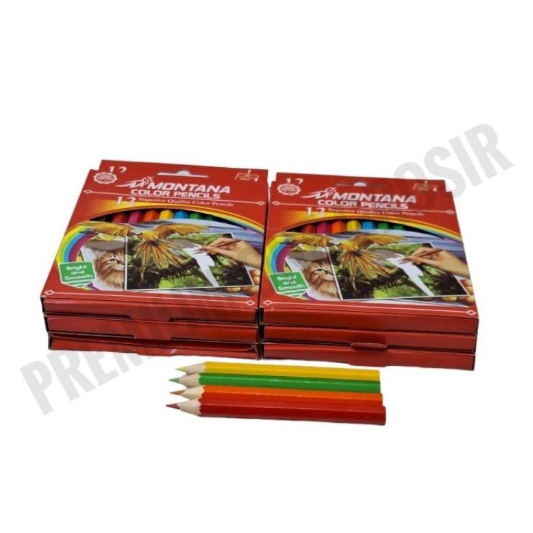

Hemat 1 Gross Color Pencils Montana Pendek Th-350-12 Isi 12 Set/Pensil Kayu/Pensil Gambar Warna Fb-4