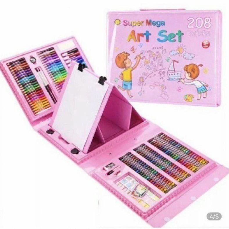 

Hemat Super Mega Art Set 208 / Set 150 Pieces Krayon / Alat Lukis Lengkap Untuk Anak - Toserbazaar H-4
