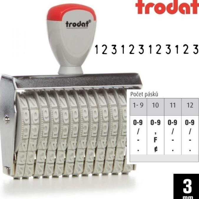 

Special Price!! Stempel Angka 12 Digit Trodat 15312 Ukuran 3Mm 12 Digit