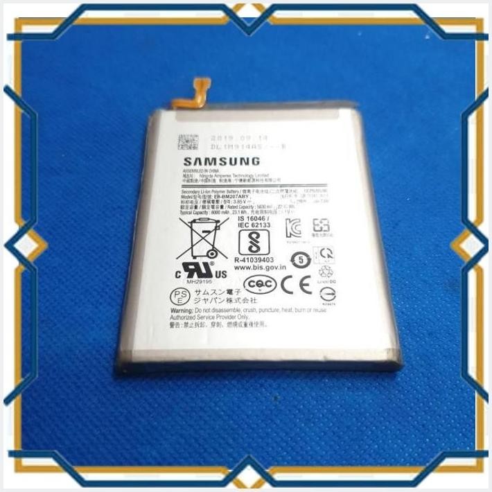 [Lap] Battery Samsung M21 M30S Eb-Bm207Aby Original Bekas