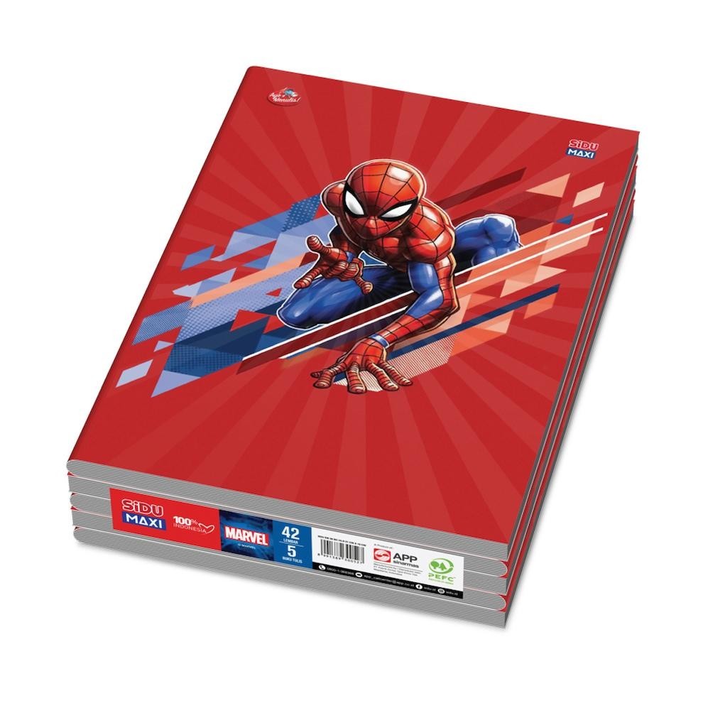 

jy-6 SiDU Maxi Buku Tulis Marvel 42 Lembar - 5 buku Terlaris