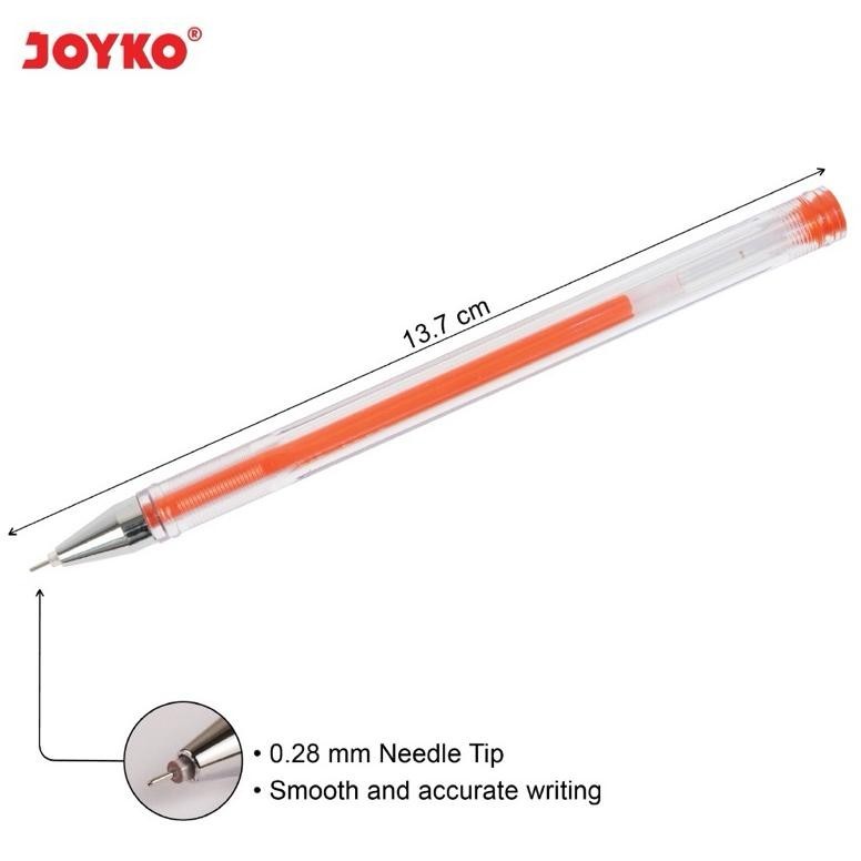 

Be09 Color Gel Pen GPC-325 iTech3 Pulpen Pena Joyko 1 Set 8 Warna 0.28 mm Premium