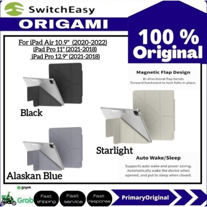 CASE IPAD PRO 11 M1 (2021/2020/2018) SWITCHEASY ORIGAMI NUDE 2807T