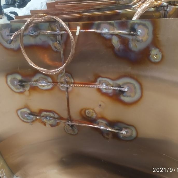 Langsung Proses Coper Plat Tembaga 1X1X1Mtr Tullang Ikan Plat 1.2Mm