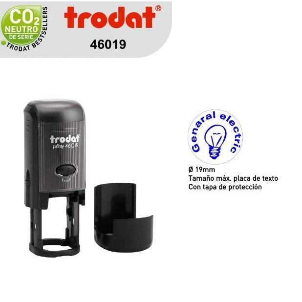 

New | Bagus Stempel Bulat Kecil Trodat 46019 Ukuran 19Mm