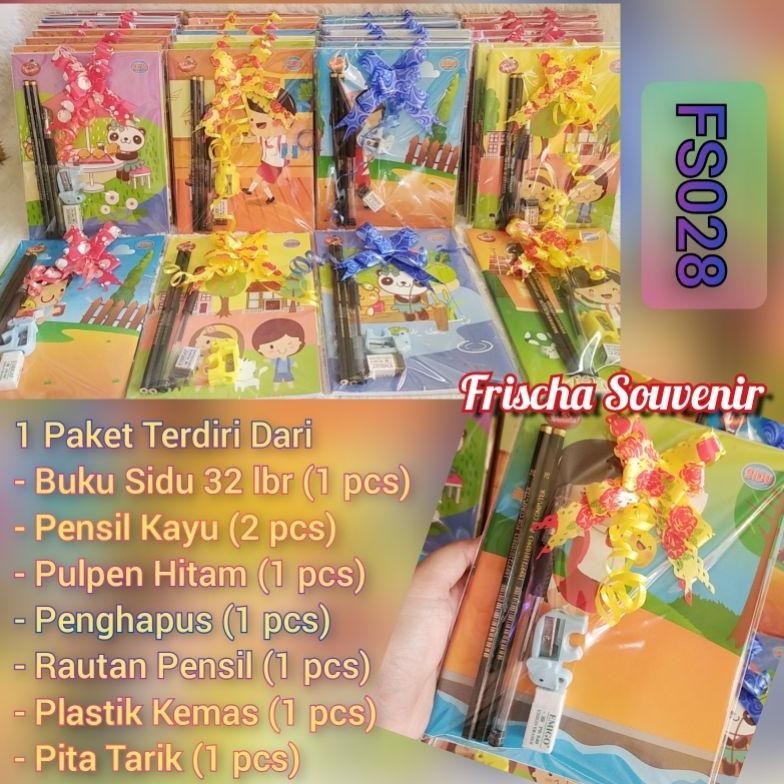 

re-65 Paket Hemat FS028 / Alat Tulis Set / Bingkisan Ulang Tahun / Souvenir Ultah / Hadiah Lomba Termurah