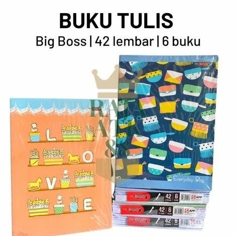 

fb-43 Buku tulis Big Boss 42 lembar 1 pak Bigboss Original / 42 Kampus Sidu Maxi Sinar Dunia Original Termurah