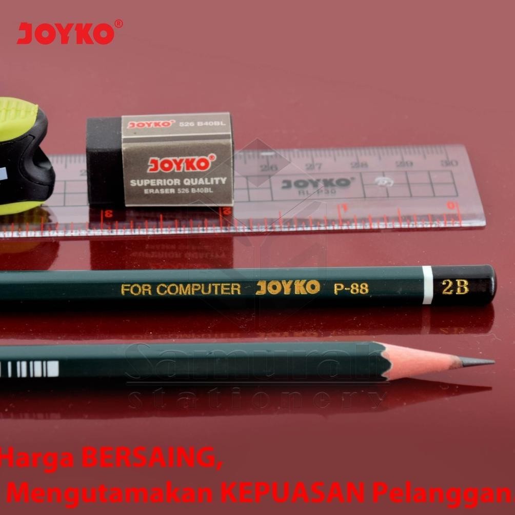

gha-65 Pensil Kayu Joyko 2B P88 ( Hijau ) Terlaris Favorite / Wooden Pencil P 88 / Pensil Murah Raut P-88 Hemat