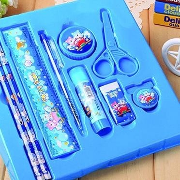 

et-98 PROMO!! A12 Paket Alat Tulis Set 9 In 1 Mini Stationery Set Karakter Set Alat Tulis Anak Kado Souvenir Terlaris