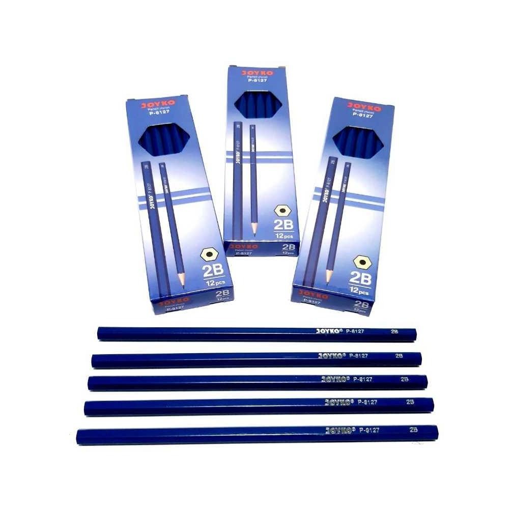 

dw-45 Harga Grosir (1kotak /12pcs ) Pensil 2B JOYKO P-8126 / P-8127 Murah