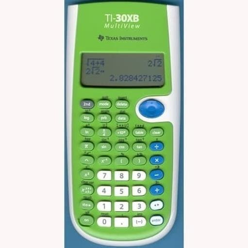 

TEXAS INSTRUMENTS TI-30XB MULTIVIEW ~ Kalkulator Ilmiah / Scientific