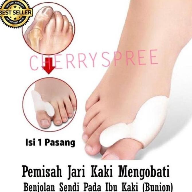 Pemisah Jempol Silicon Gel Jari Mencegah Mengobati Kaki Ibu Jari