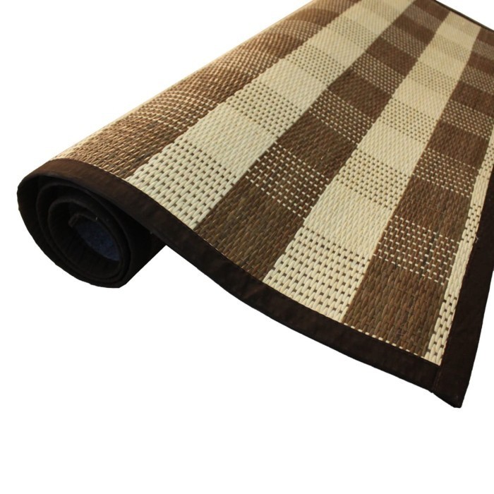 Asna Tikar Rotan 140X200 Alas Anyaman Rotan Karpet Gulung Anyam Kerajinan